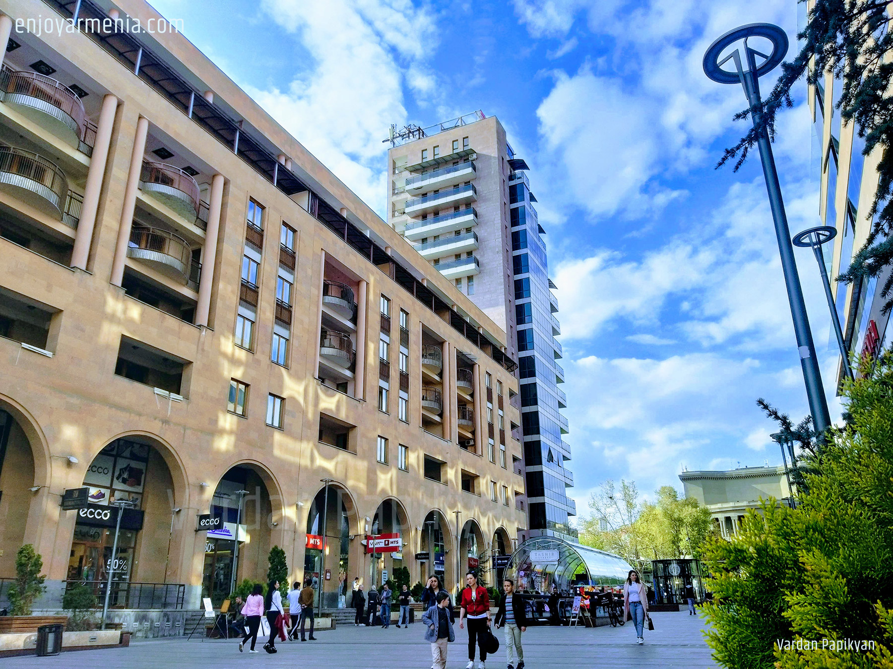Yerevan city center, North Avenue