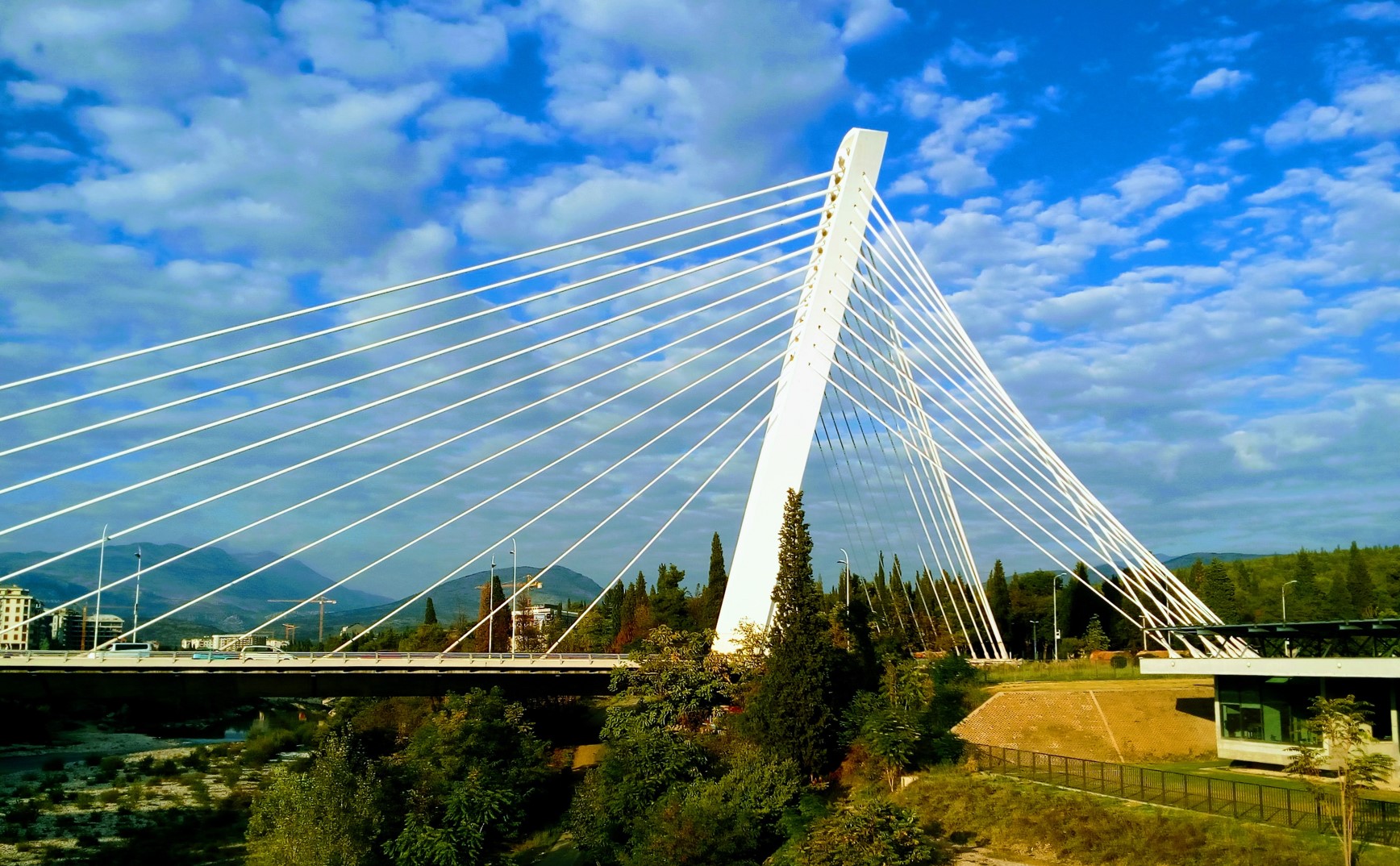 Podgorica sights - Millennium Bridge