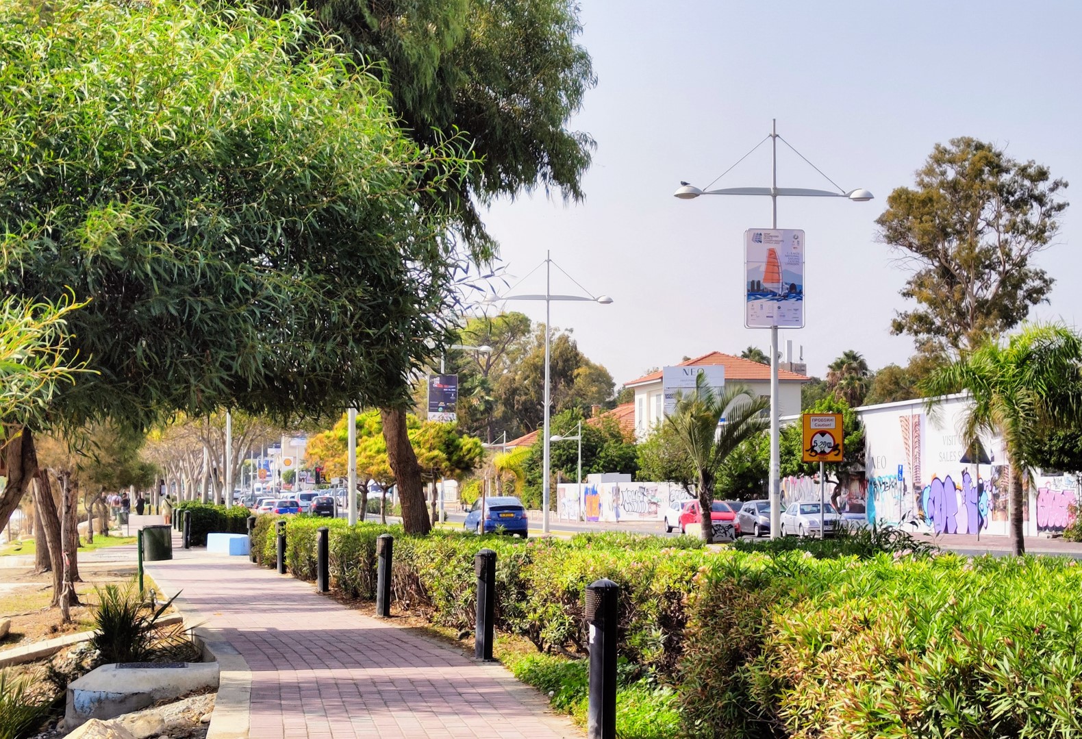 28 October Avenue - a coastal road in Limassol, Cyprus