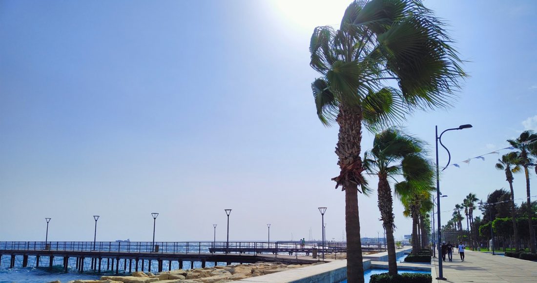 The promenade of Limassol, Cyprus