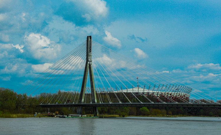 Bridge in Warsaw, Poland