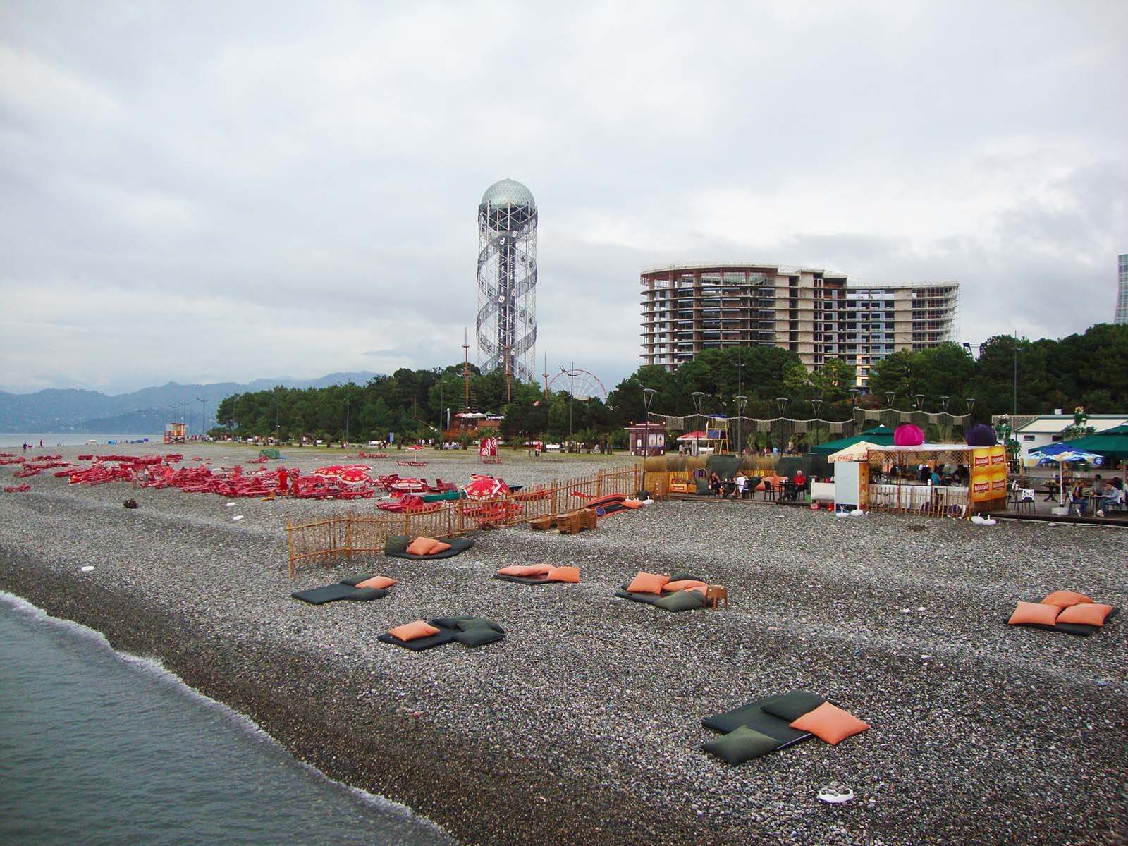 Batumi beach view