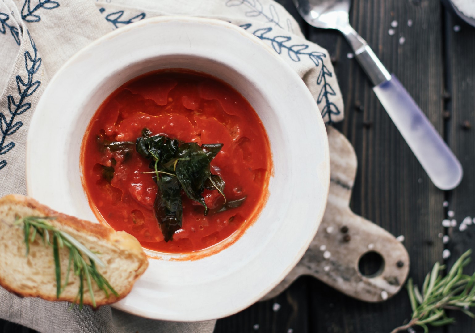 Gazpacho - a famous Spanish (Andaluzian) tomato soup