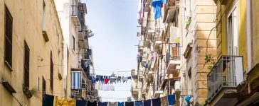 The streets of Napoli (Naples), Italy