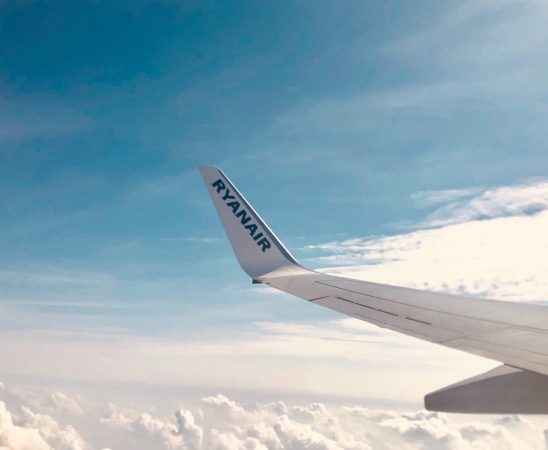 Ryanair plane.