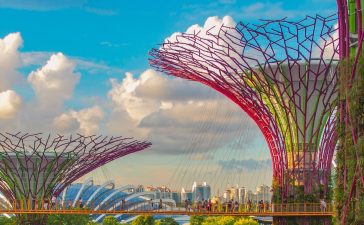 Flights to Singapore from European cities.
