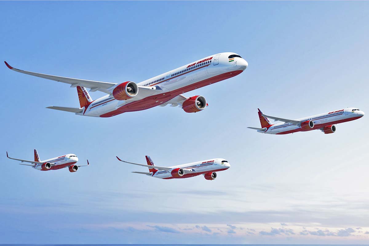 Air India Airbus aircrafts