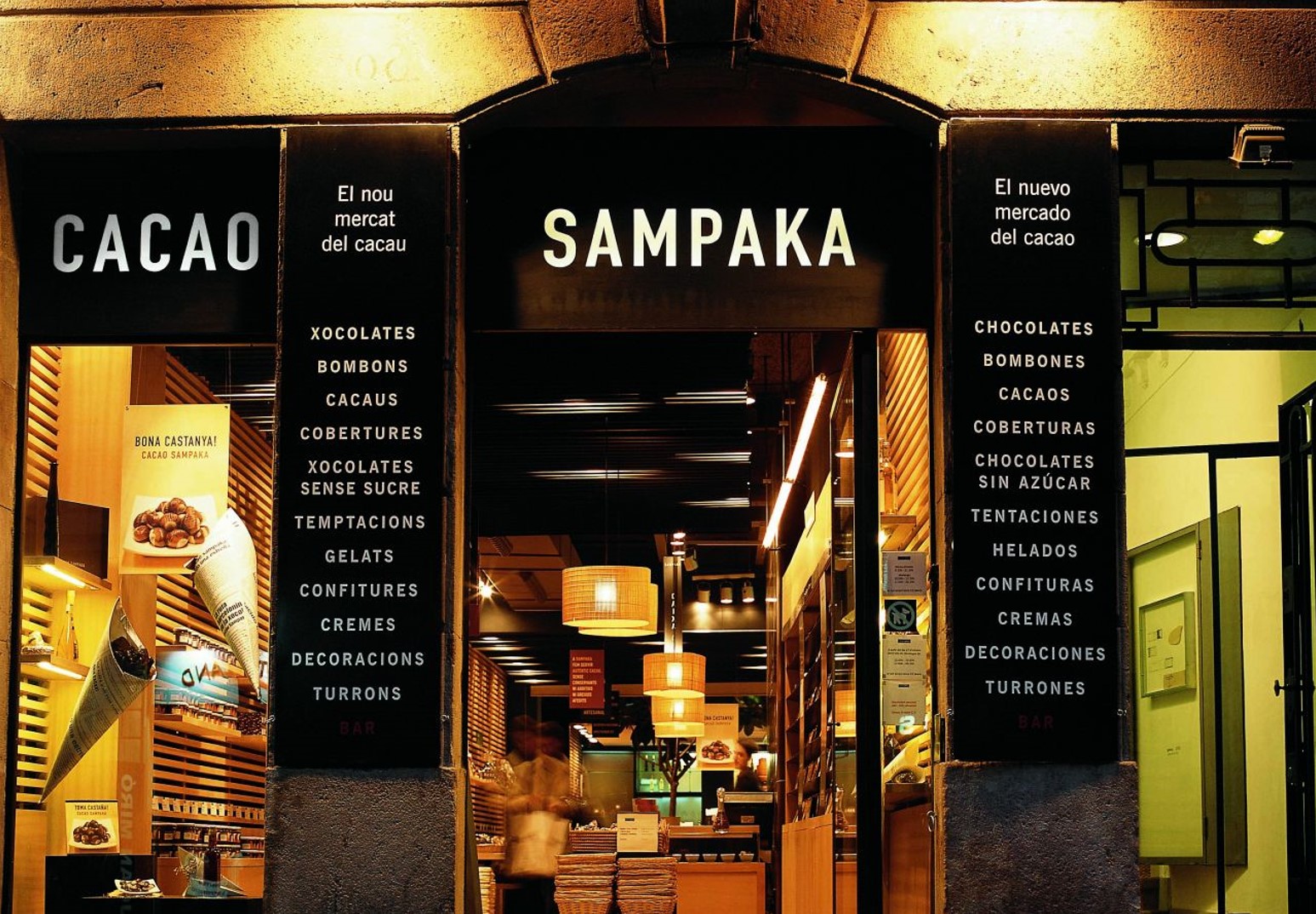 Cacao Sampaka shop in Barcelona