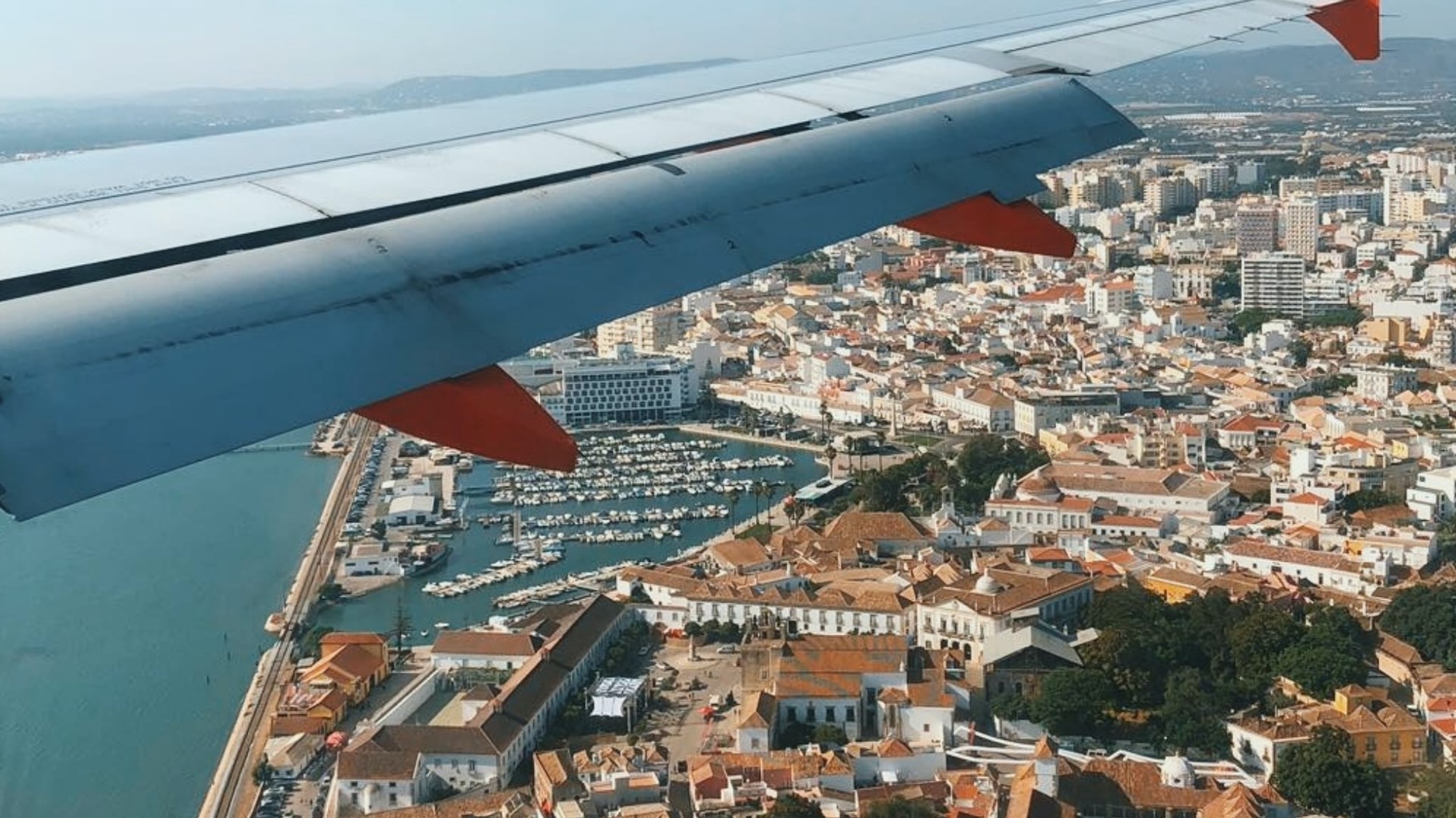 Faro, Portugal from air
