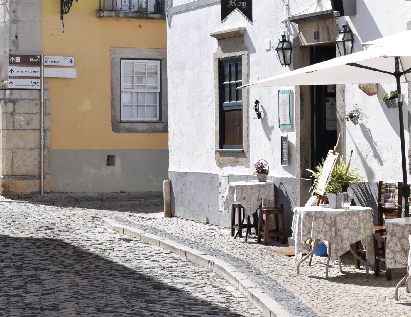 Straßen von Faro, Portugal