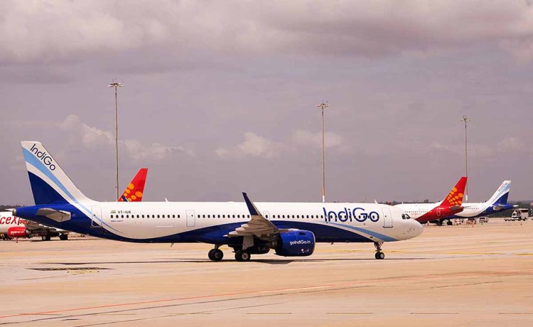 IndiGo Airline's aircraft landed in the airport
