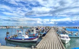 Larnaca Harbor, Cyprus