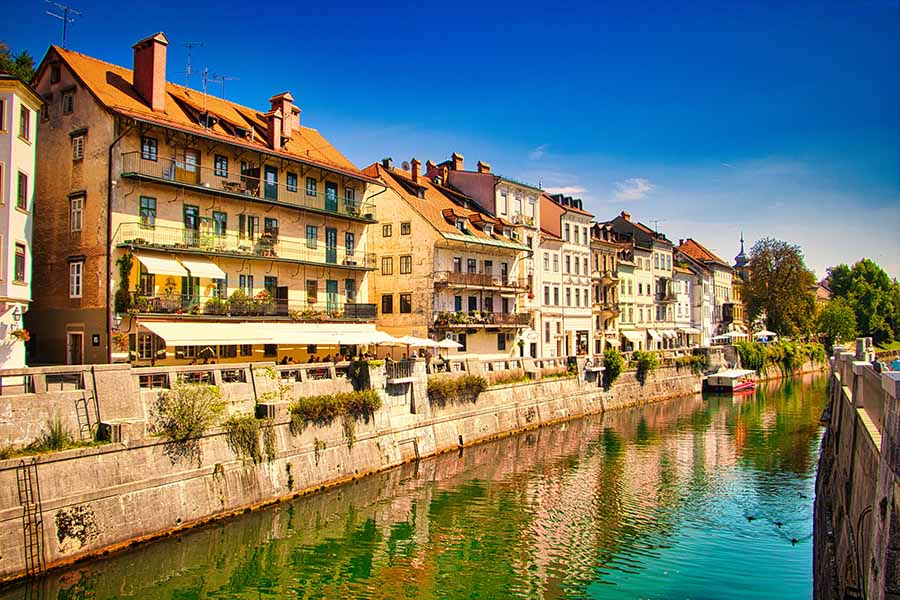 Cityscape, Ljubljana Slovenia