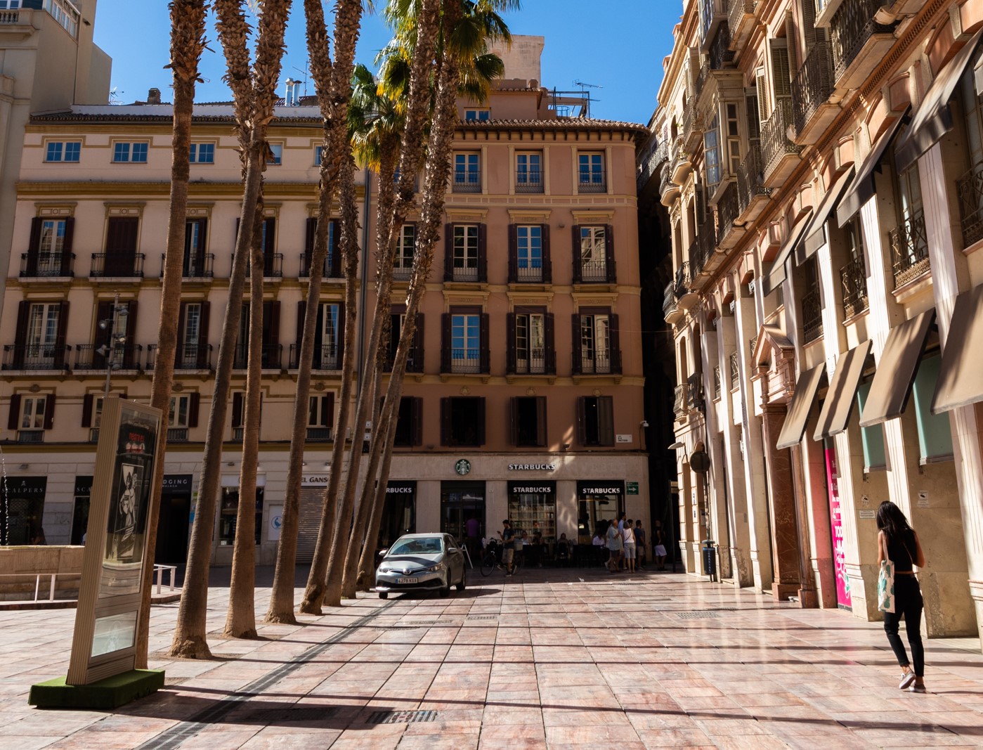 Old town of Malaga, Spain