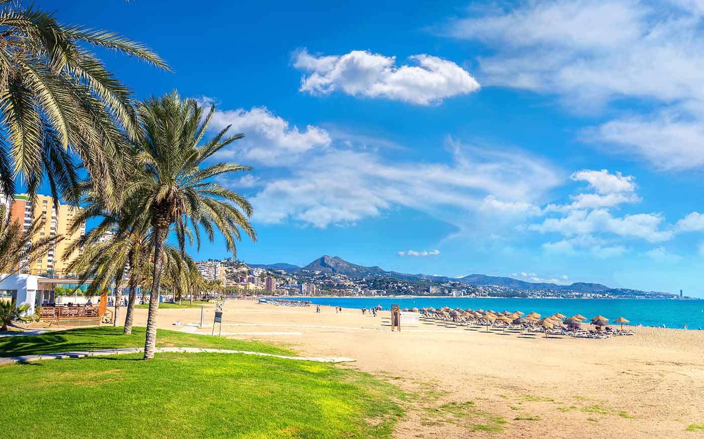 Playa La Malagueta, Malaga, Spain