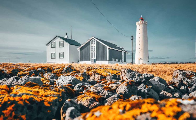 Grotta Lighthouse, Reykjavik, Iceland
