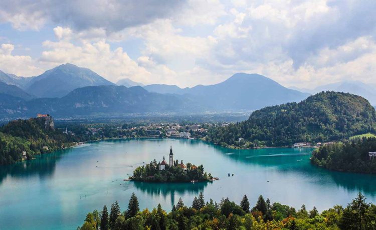 The nature of Slovenia, Lake Bled.