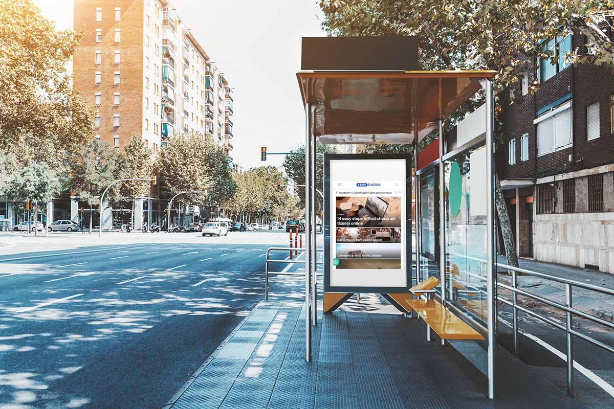 Barcelona city bus station