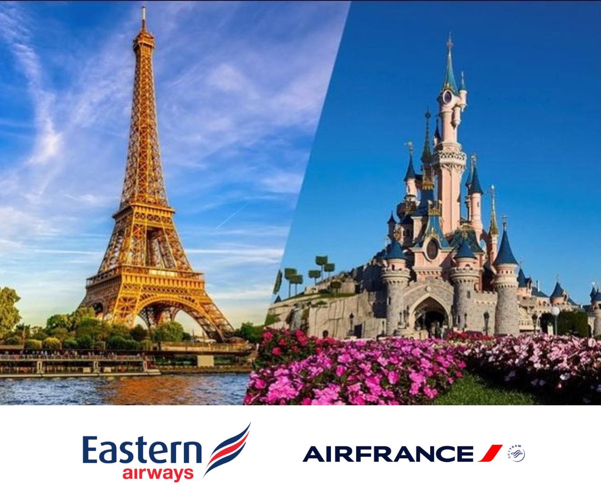 Eastern Airways announcement on new Paris flights from April 2023