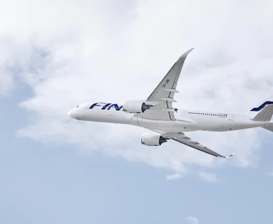 Finnair aircrat.