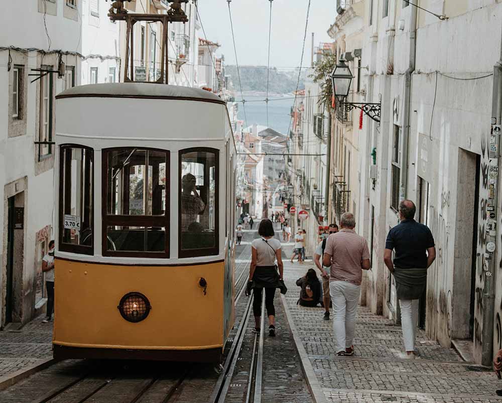 Trams in Lisbon