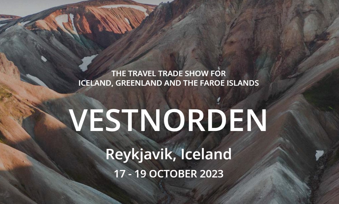 Vestnorden tourism fair 2023 in Reykjavik, Iceland