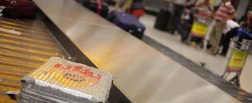 Baggage in the airport