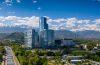 Panoramic view of Almaty, Kazakhstan.