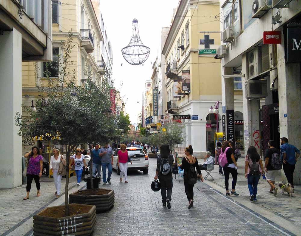 Centro da cidade de Atenas