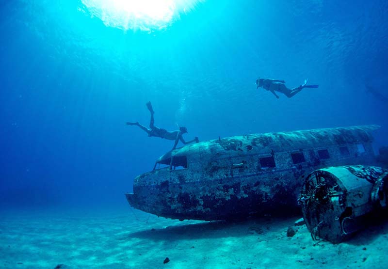 Explore World War II Sunken Ruins by Diving