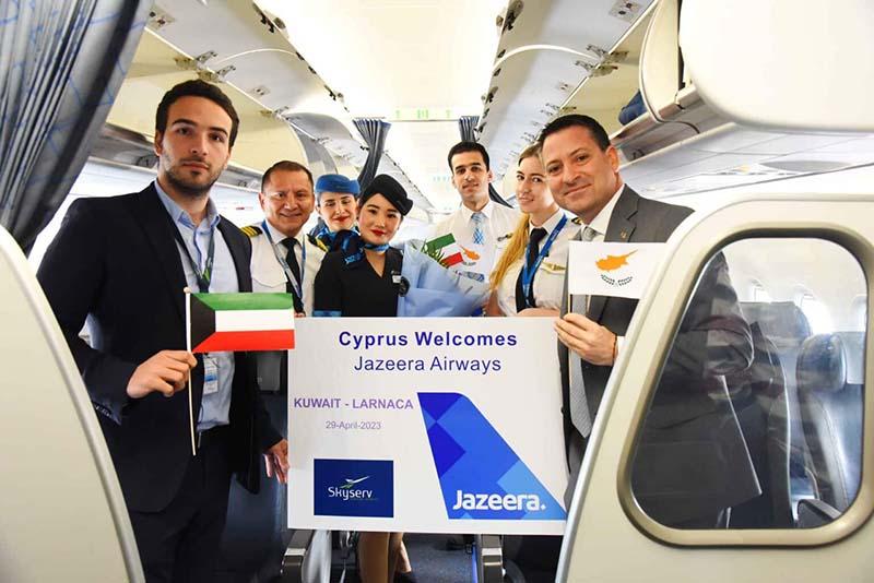 Jazeera Airways in Cyprus, Larnaca, 2023 summer season