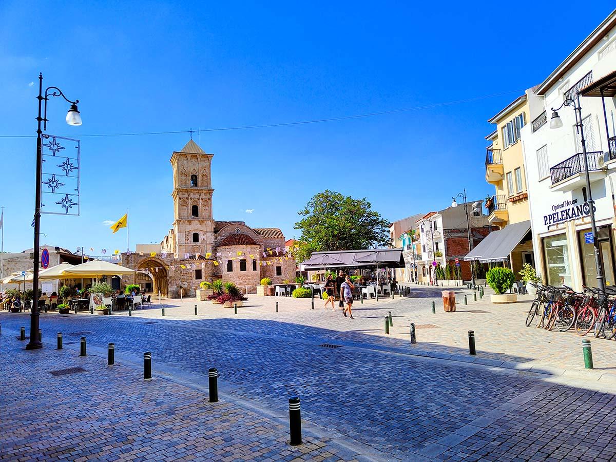 Saint Lazarus square in Larnaca, Cyprus