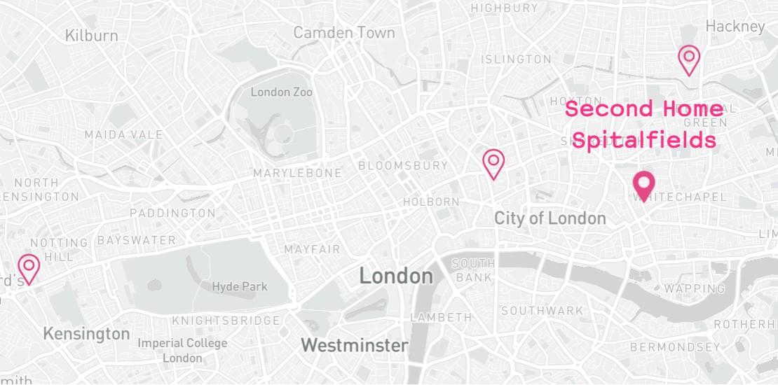 Second Home coworking locations in London