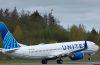 United Airlines aircraft take off from the airport