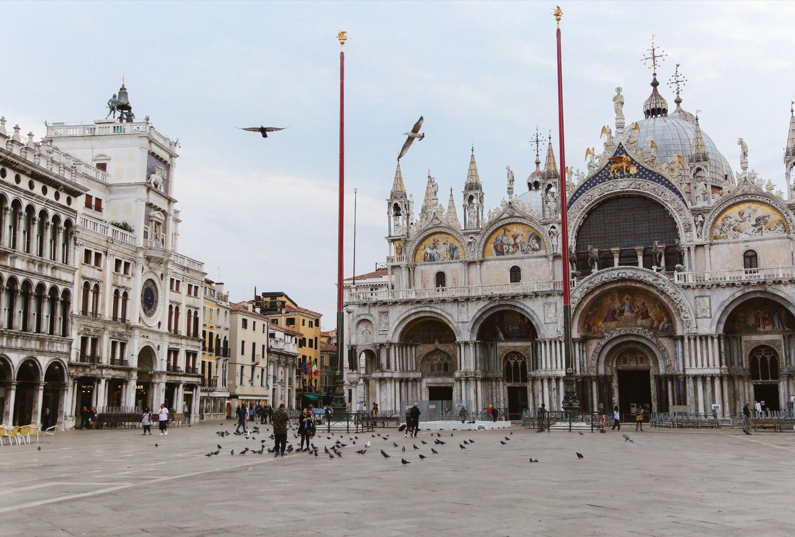 Plaza de San Marcos de Venecia, Italia