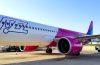 Wizz Air Airplane in Larnaca, Cyprus