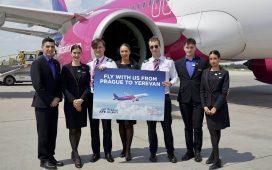 Wizz Air Yerevan-Prague flight inauguration