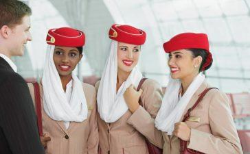 Emirates airline cabin crews