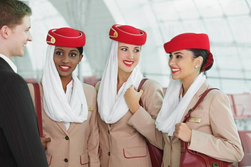 Emirates airline cabin crews