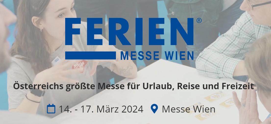 Ferien Messe 2024 Travel Show in Vienna, Austria. 