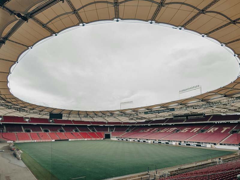 Stuttgart Arena Stadium, Germany. 